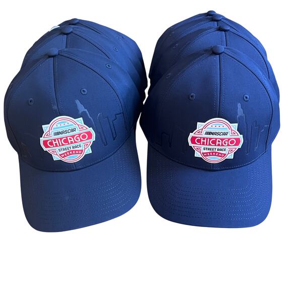 NASCAR Chicago Street Race Weekend Hat bundle of 8 One Size - Picture 6 of 6